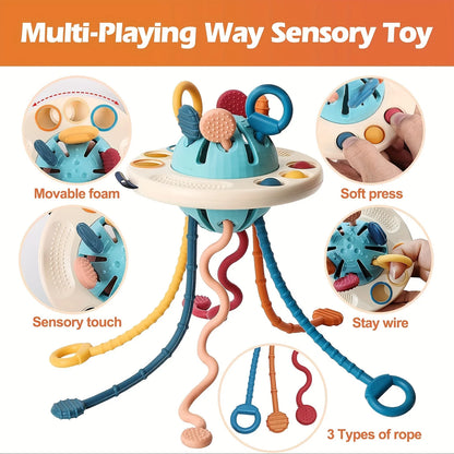 Montessori Silicone Pulling Toy