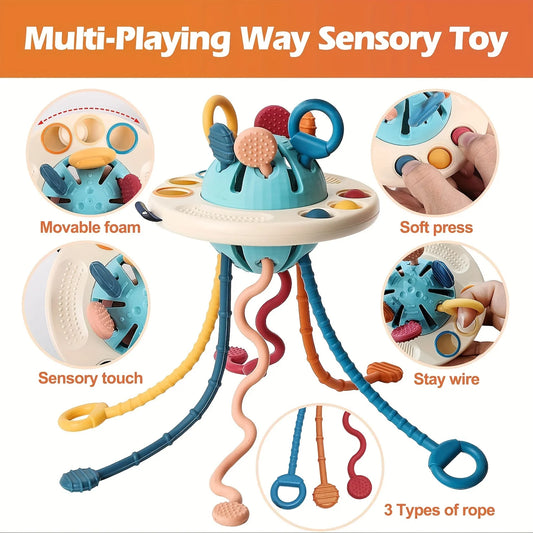 Montessori Silicone Pulling Toy
