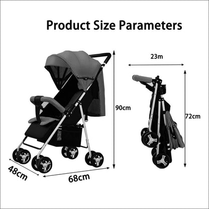 Lightweight & Foldable Baby Stroller