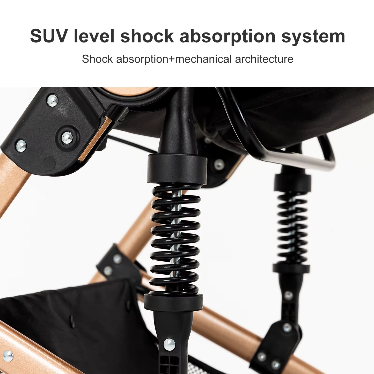 Baby Stroller 3-in-1 | Lightweight, Foldable & Luxury Travel Pram with 6 FREE Gifts