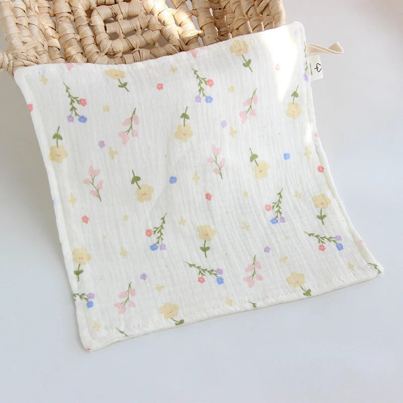 4-Layer Gauze Muslin Baby Towel – Ultra Soft & Absorbent Washcloth