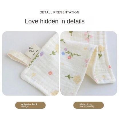 4-Layer Gauze Muslin Baby Towel – Ultra Soft & Absorbent Washcloth