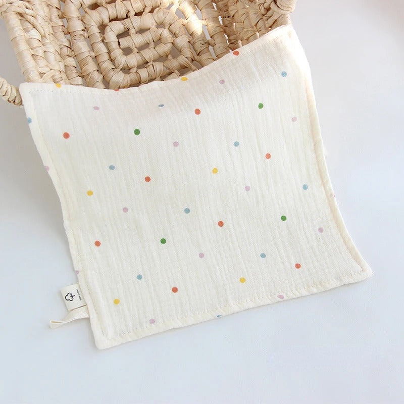 4-Layer Gauze Muslin Baby Towel – Ultra Soft & Absorbent Washcloth