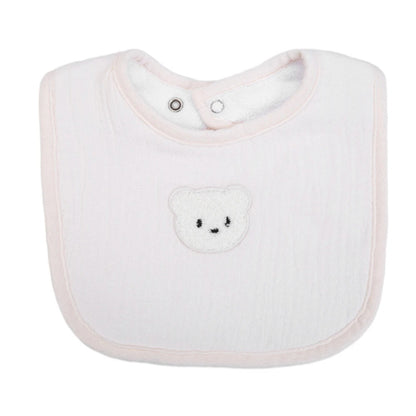 Cute Bear Muslin Baby Bib